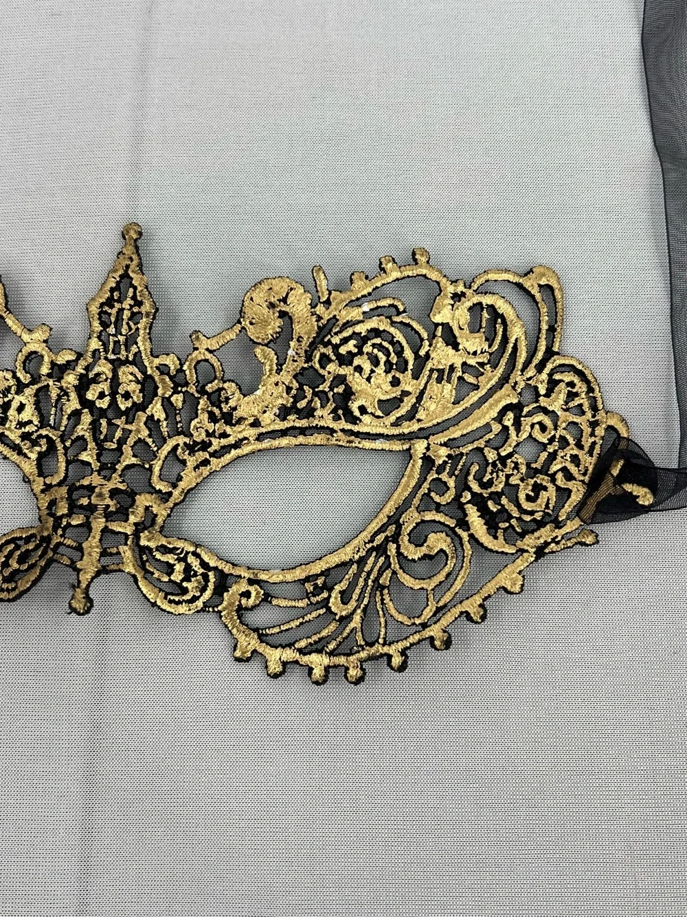 Gold Black Venetian Masquerade ball Mask Gothic Baroque Eye Mask Costume cosplay